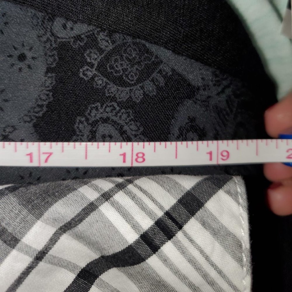 #316 INC Gray/White Button Down Long Sleeve Medium - Picture 7 of 7